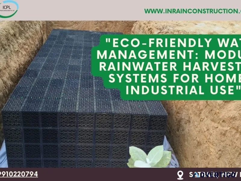 Modular rainwater harvesting