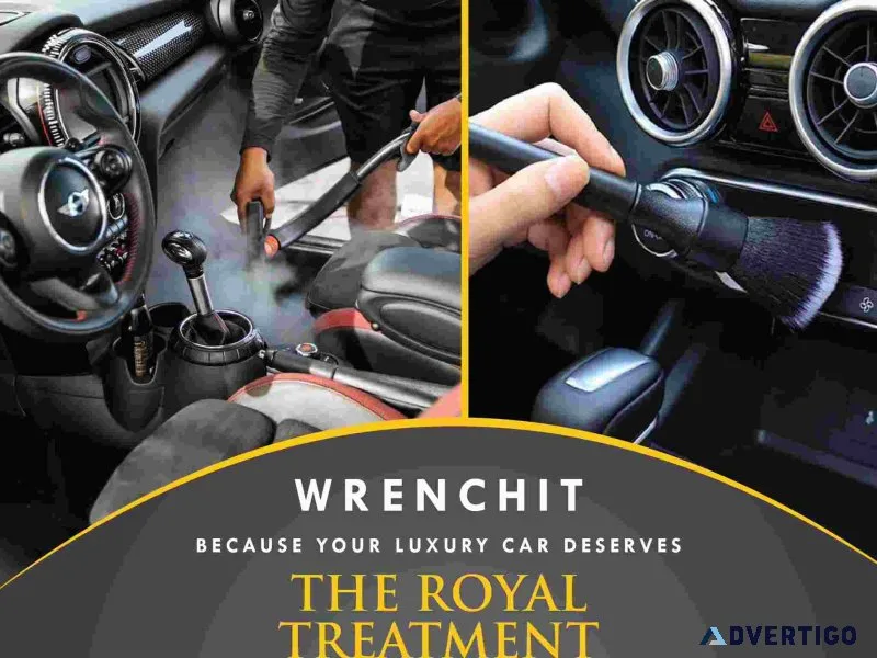 Luxurious car detailing services in pune by wrenchit