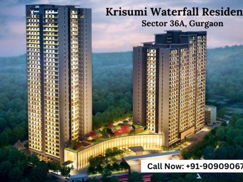 Why invest in krisumi waterfall residences sector 36a gurgaon?