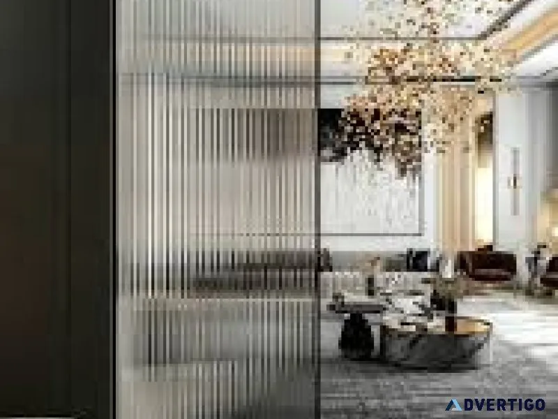 Glass partition walls for offices