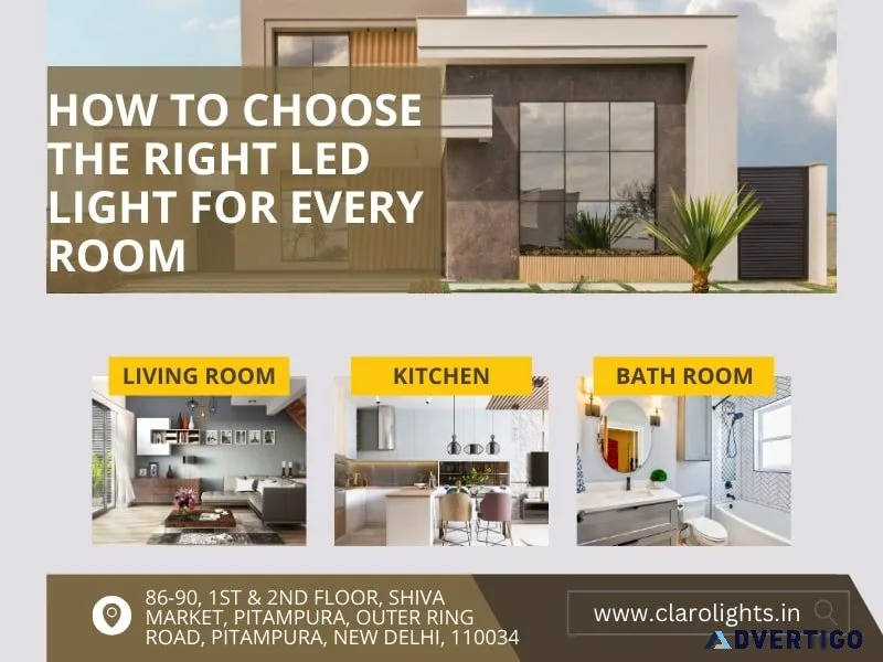Right led light for every room