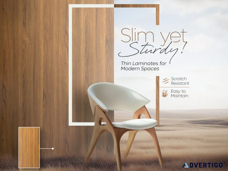 Durable 1mm laminate for lasting style