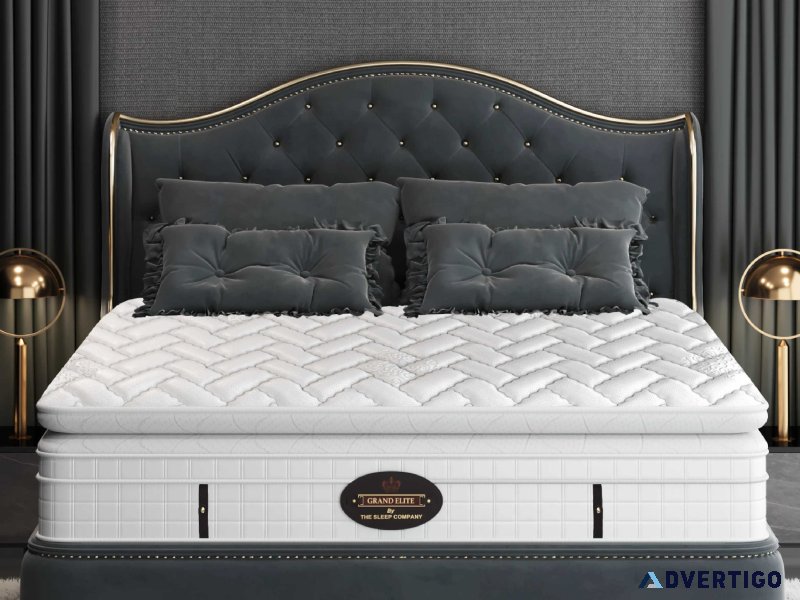 Queen mattress with ergo smart technology for restful sleep