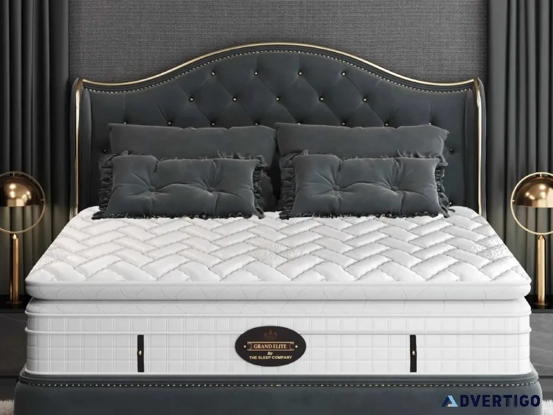 Queen mattress with ergo smart technology for restful sleep