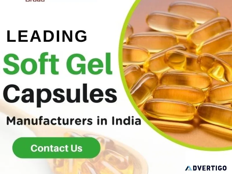 Soft gel capsules manufacturer india