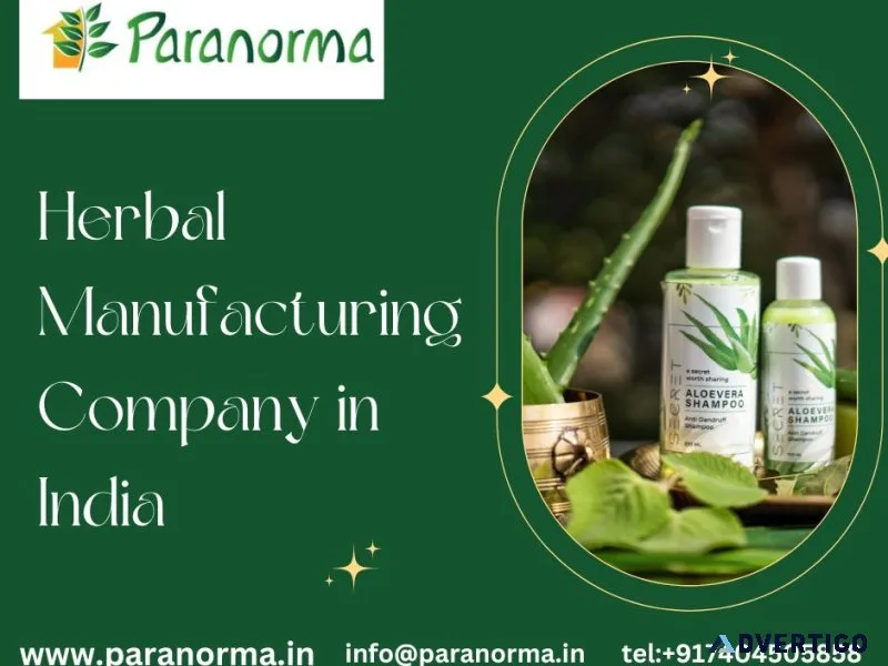 Herbal manufacturing company in india