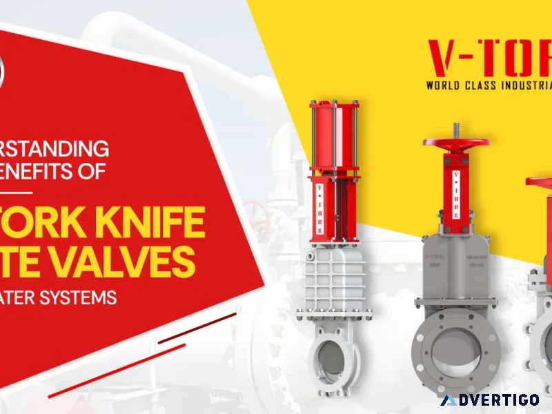 V-tork knife gate valves for water gate systems