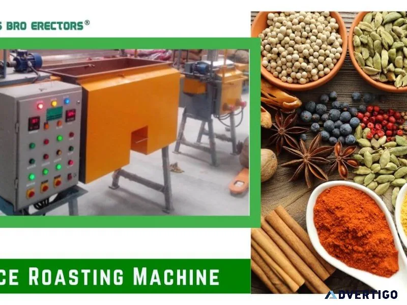 Industrial spice roasting machine manufacturer-mumbai
