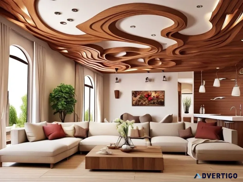 Embracing minimalism: the art of simple false ceilings