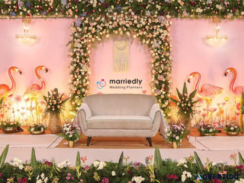Transform your wedding with marriedly events stunning decor