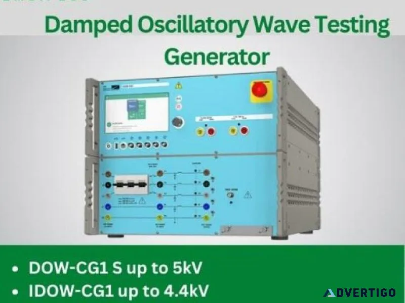 Damped oscillatory wave testing manufacture in chennai