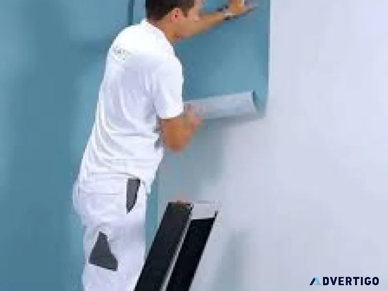 Wall paper fixing abudhabi