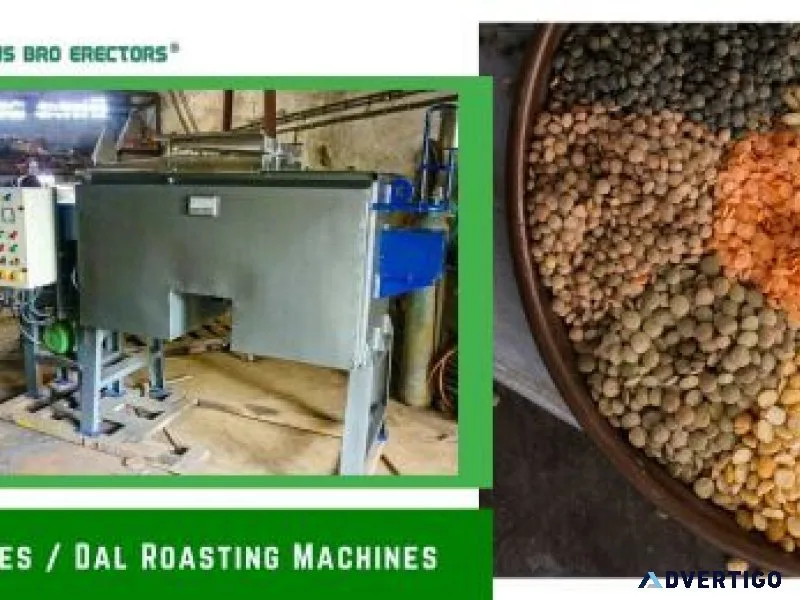 Pulses and dal roasting machine manufacturers in -mumbai