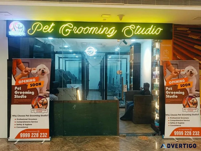 Pet grooming studio