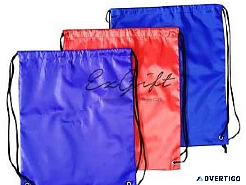 Durable polyester drawstring bags – stylish & multi-purpose