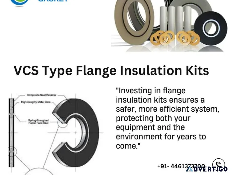 Vcs type flange insulation kits in chennai, india