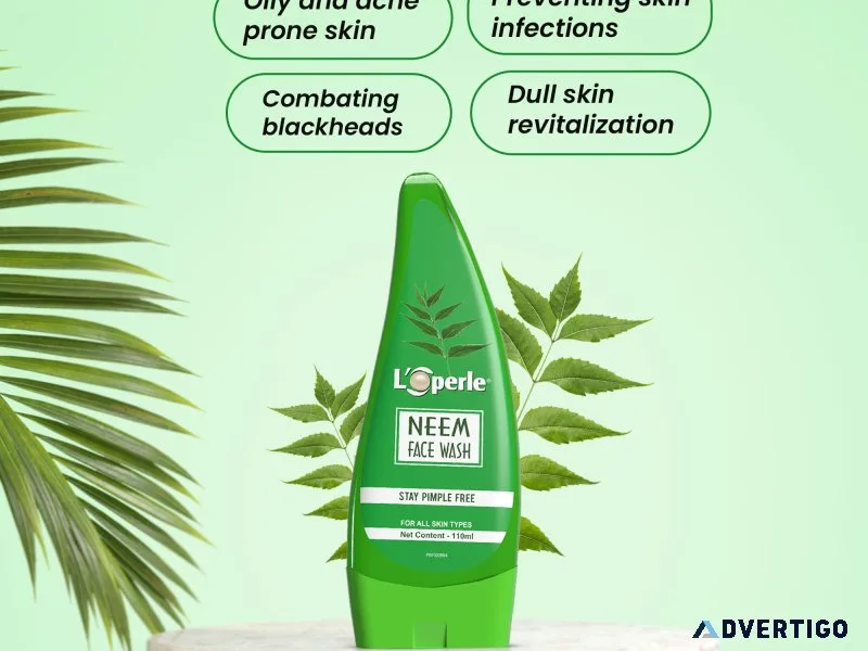 Loperle neem face wash for pimples