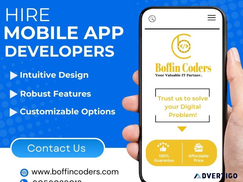 Hire mobile app developers in india