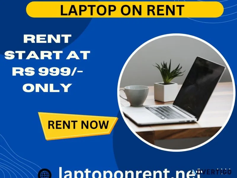 Laptop on rent at rs 999/- only in mumbai