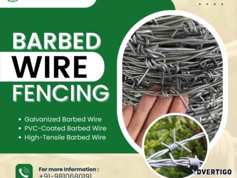 Affordable barbed wire fencing in india