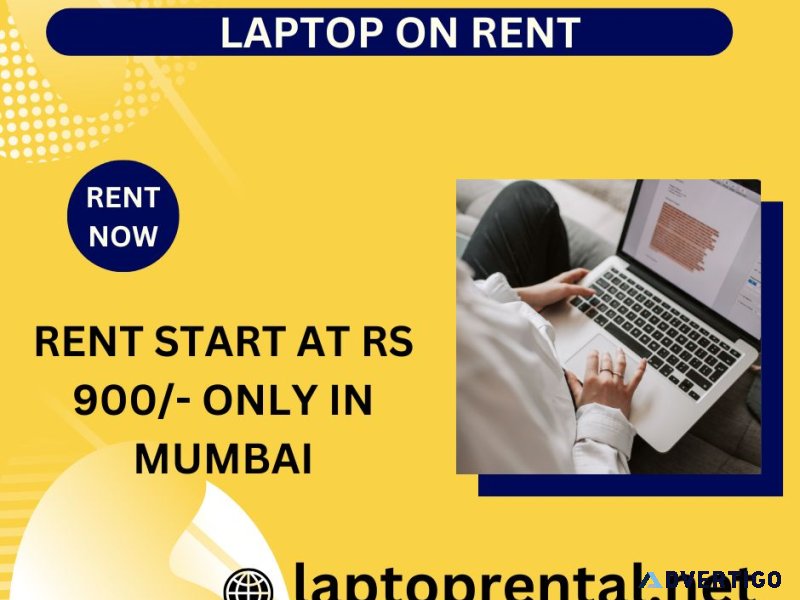 Laptop on rent at rs 900/- only in mumbai