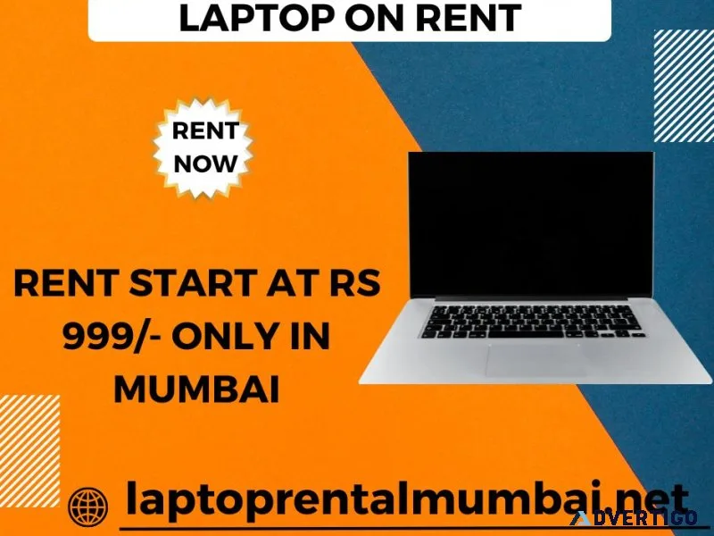 Laptop on rent at rs 999/- only in mumbai