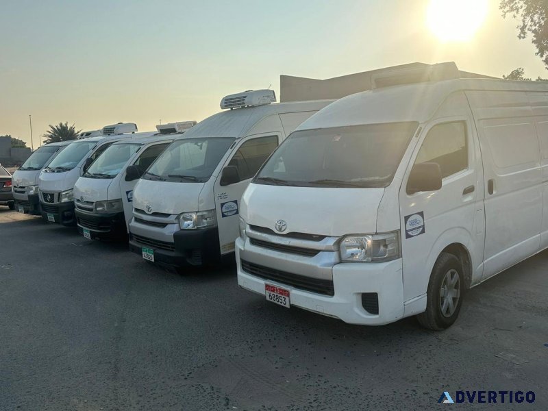 Chiller vans chiller trucks for rent in abu dhabi, uae