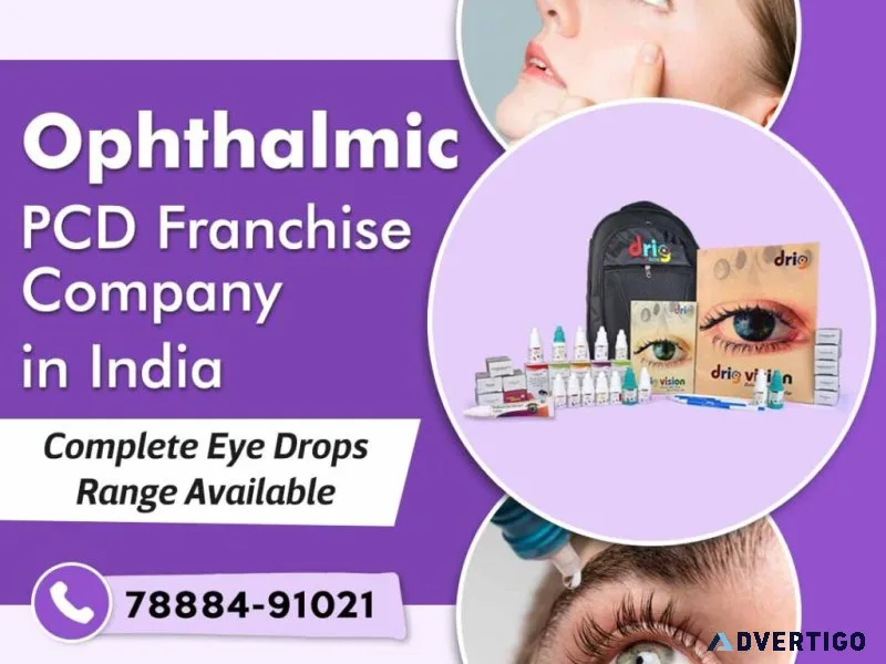 Ophthalmic pcd franchise company in india