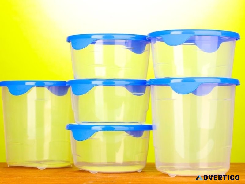Plastic containers for storage