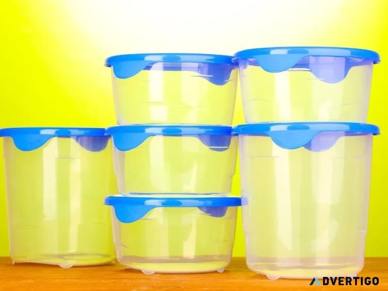 Plastic containers for storage