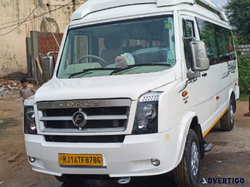 Force urbania rental in jaipur - book 9, 12, 15, 17 seater