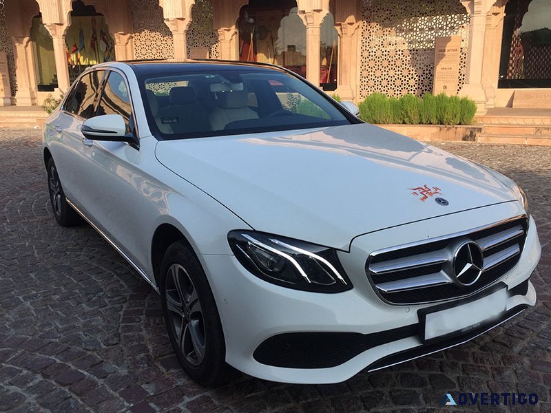 Mercedes e class car rental jaipur