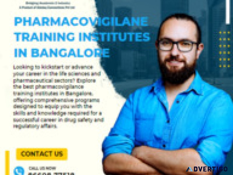 Pharmacovigilance training institutes in bangalore