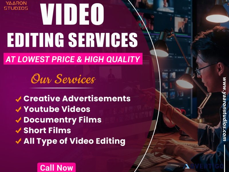 Video editing studio in hyderabad | Yaaron Studios