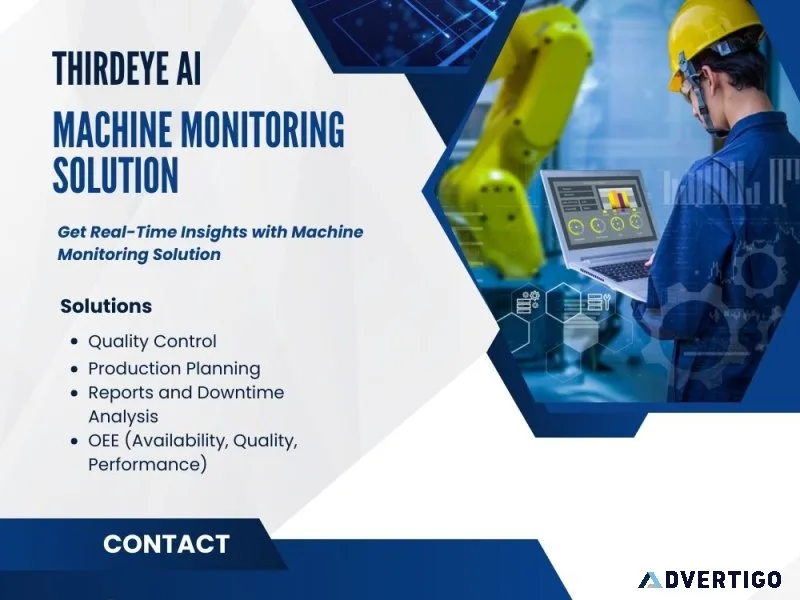Get real-time insights with machine monitoring solution