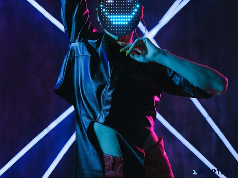 Top quality hot selling led sound reactive mask