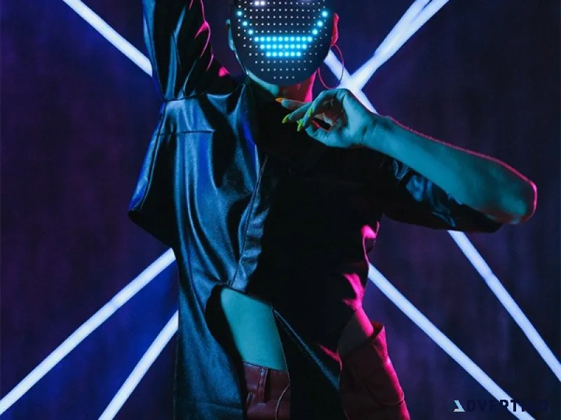 Top quality hot selling led sound reactive mask