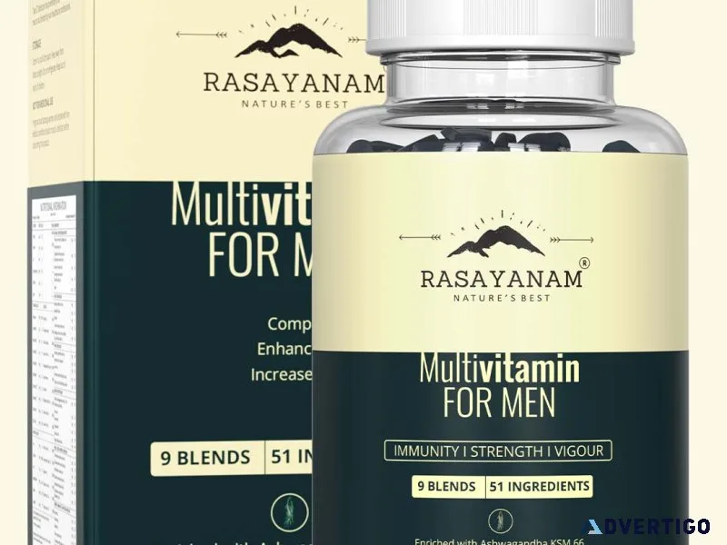 Rasayanam multivitamin – complete health support for men