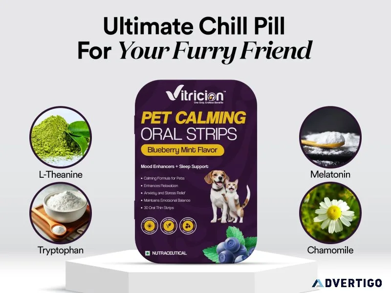 Vitricion pet calming strips