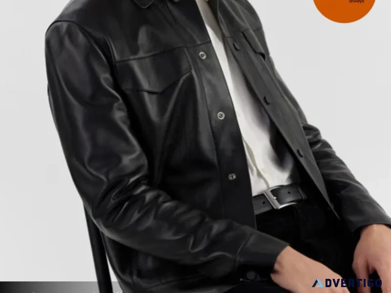 Premium leather jackets for men