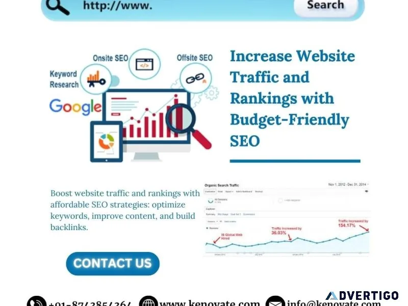 Increase website traffic and rankings with budget-friendly seo