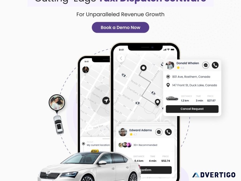 Taxi dispatch software