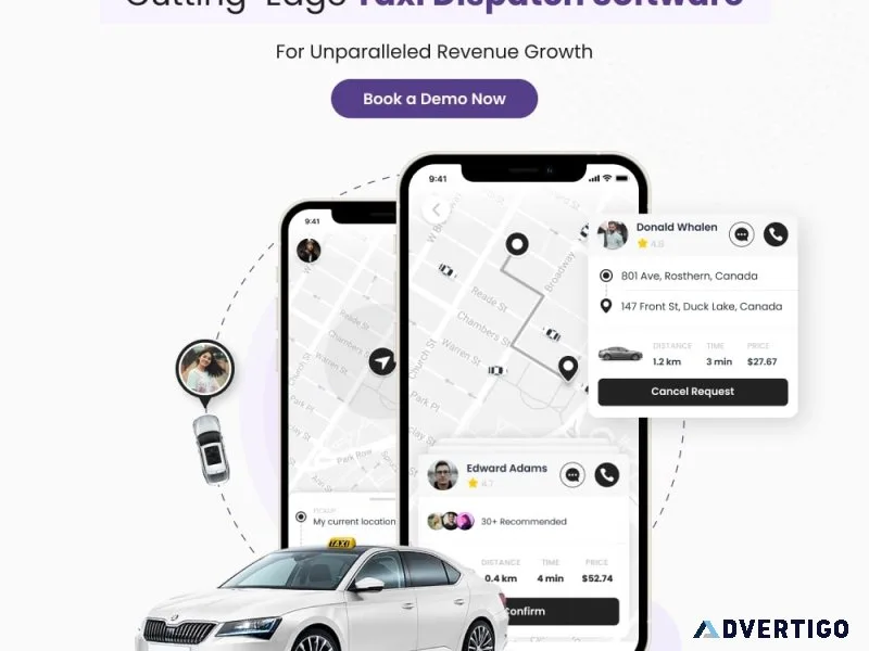 Taxi dispatch software