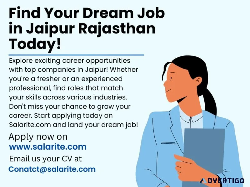 Find your dream job in jaipur rajasthan today