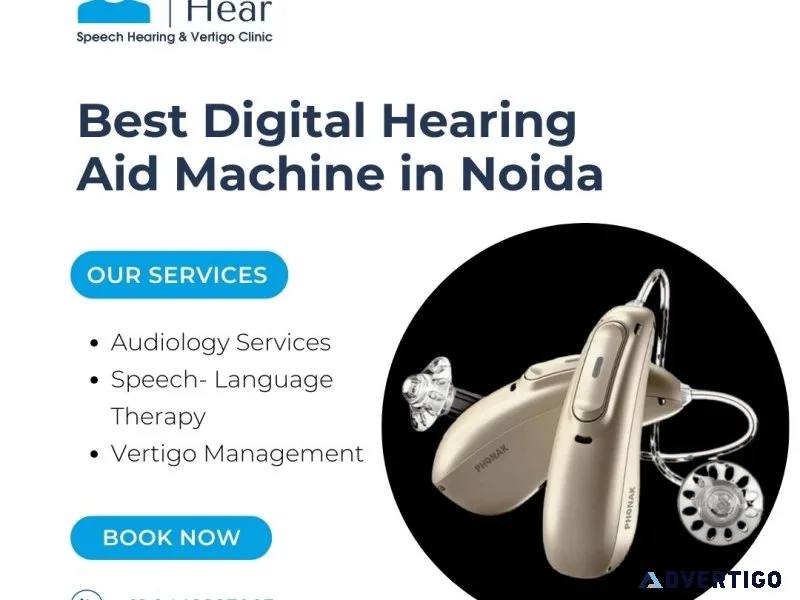 Best digital hearing aid machine in noida – improve your hearing