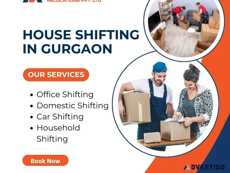 Easy and safe house shifting in gurgaon with arena relocations