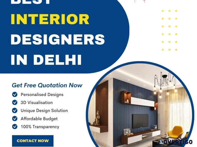 Hire the best interior designers in delhi for a classy upgrade