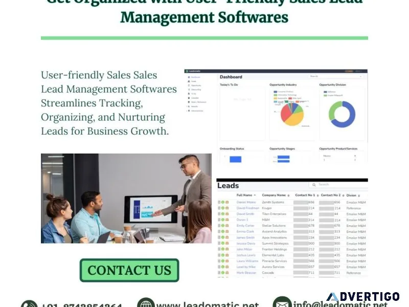 Get organized with user-friendly sales lead management softwares