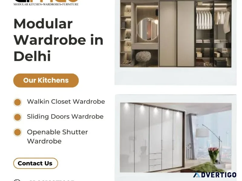 Stylish modular wardrobe in delhi