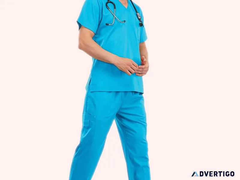 Lintex men s scrubs – comfort & style for every shift